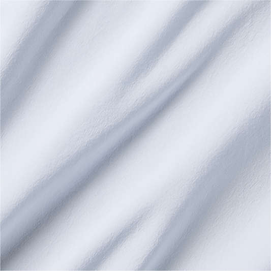 Favorite Washed Organic Cotton Pale Blue King Bed Sheet Set
