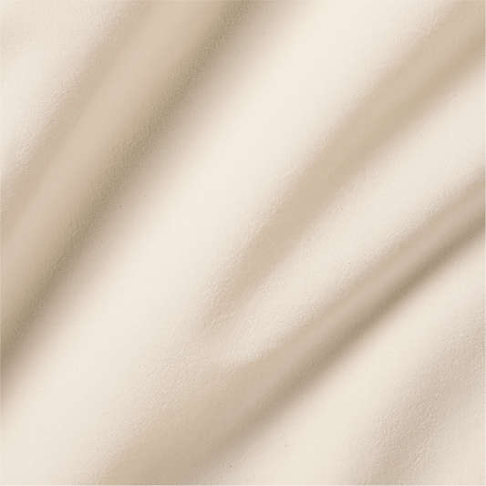 Favorite Washed Organic Cotton Undyed Eyelash Bed PIllow Sham
