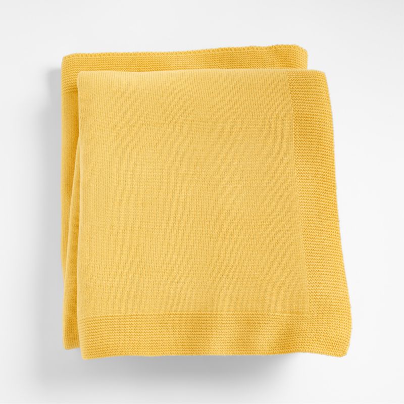 Fayola Modern Yellow Kids Blanket + Reviews | Crate & Kids