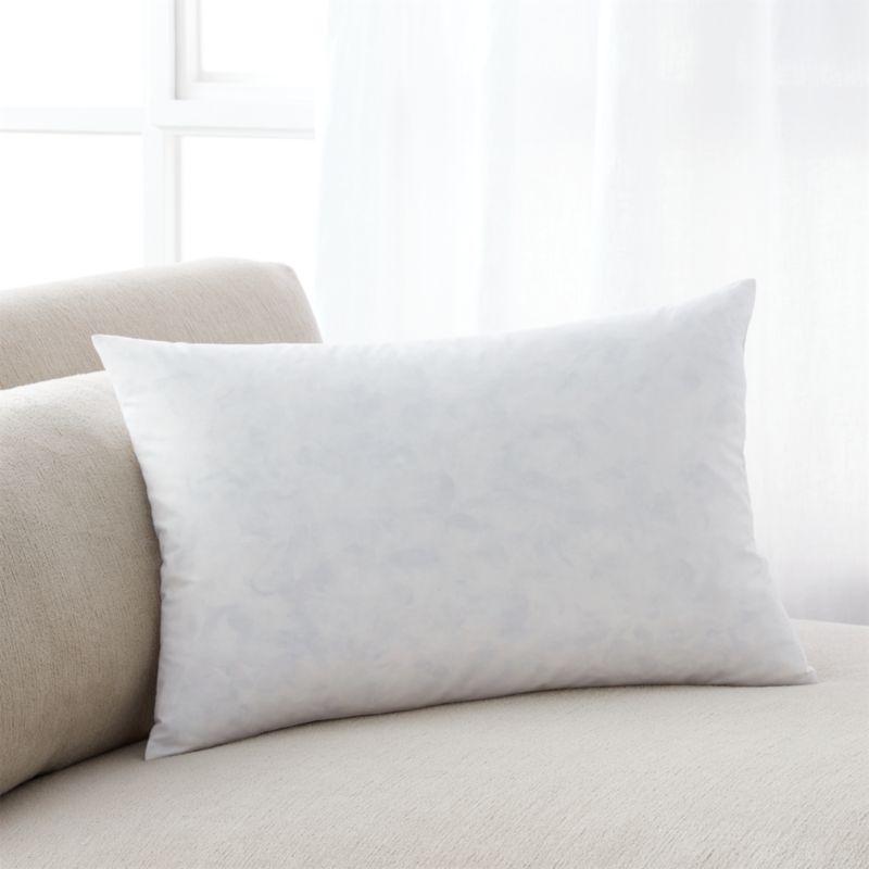 Down-Alternative 18 Pillow Insert + Reviews | Crate & Barrel