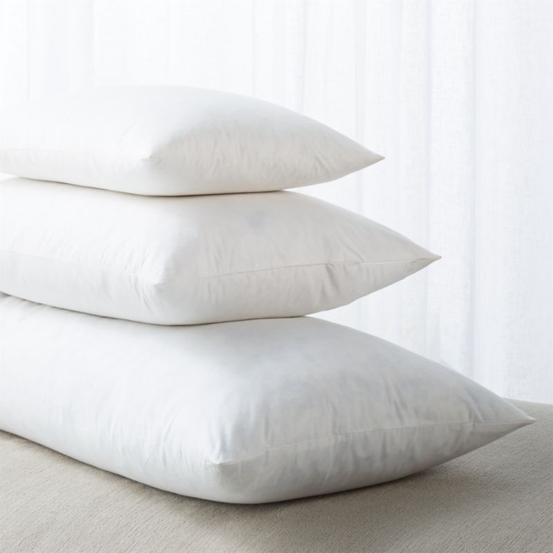 Feather Down Rectangular Pillow Inserts, Outdoor Pillow Inserts