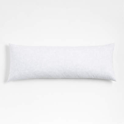 Down filled body outlet pillow