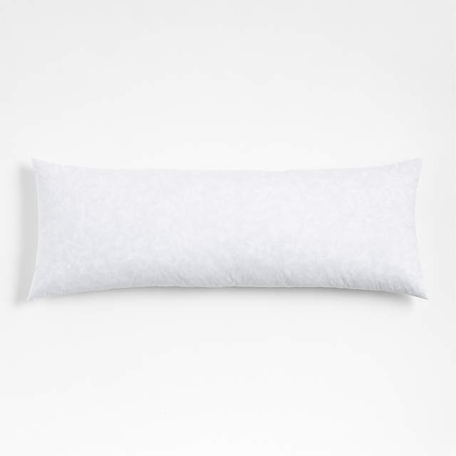 Feather-Down Fill 54x20 Pillow Insert + Reviews