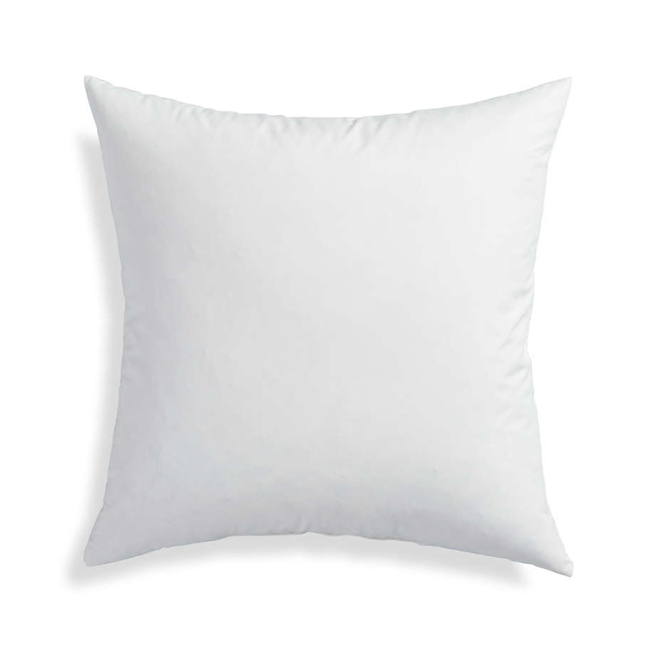 White Square 100/% Cotton Fabric Set of 2-16x16 Decorative Throw Pillow Inserts-Down Feather Pillow Inserts