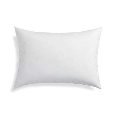 Down-Alternative 18 Pillow Insert + Reviews | Crate & Barrel