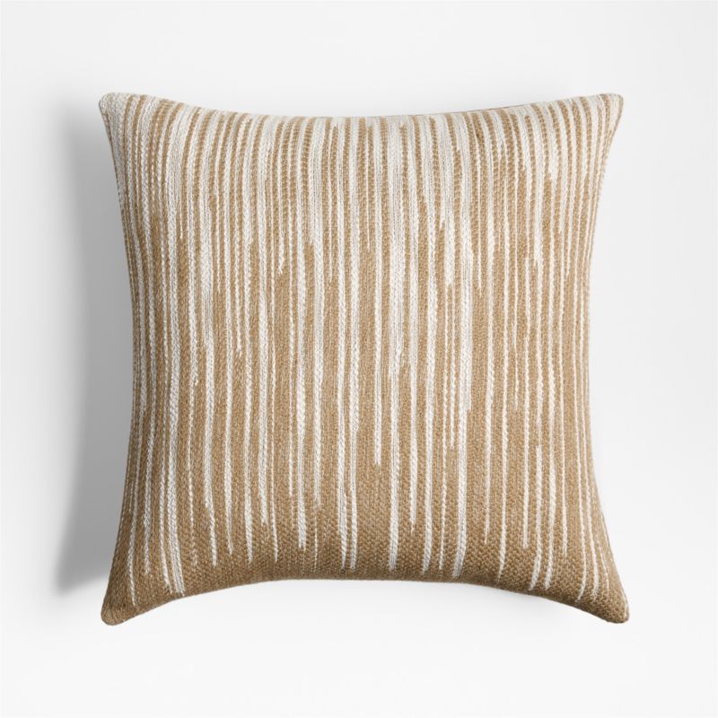 Viewing product image Fedo Wool Blend 20"x20" Camel Tan Throw Pillow Cover - image 1 of 5