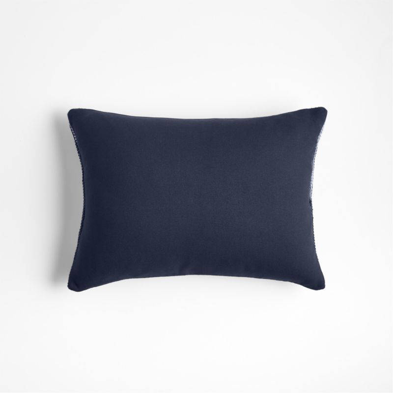 Fedo Wool Blend 22"x15" Indigo Blue Throw Pillow Cover - image 4 of 6