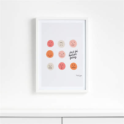 Feelings Framed Wall Art Print