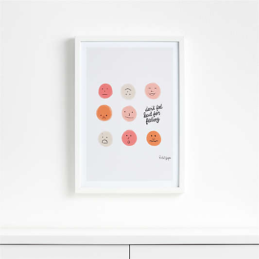 Feelings Framed Wall Art Print