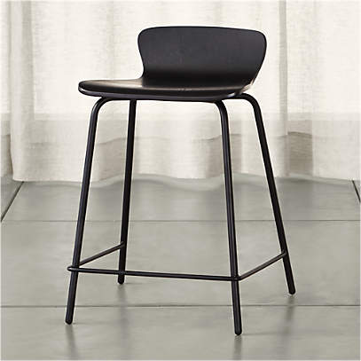 Felix Black Counter Stool Reviews Crate Barrel