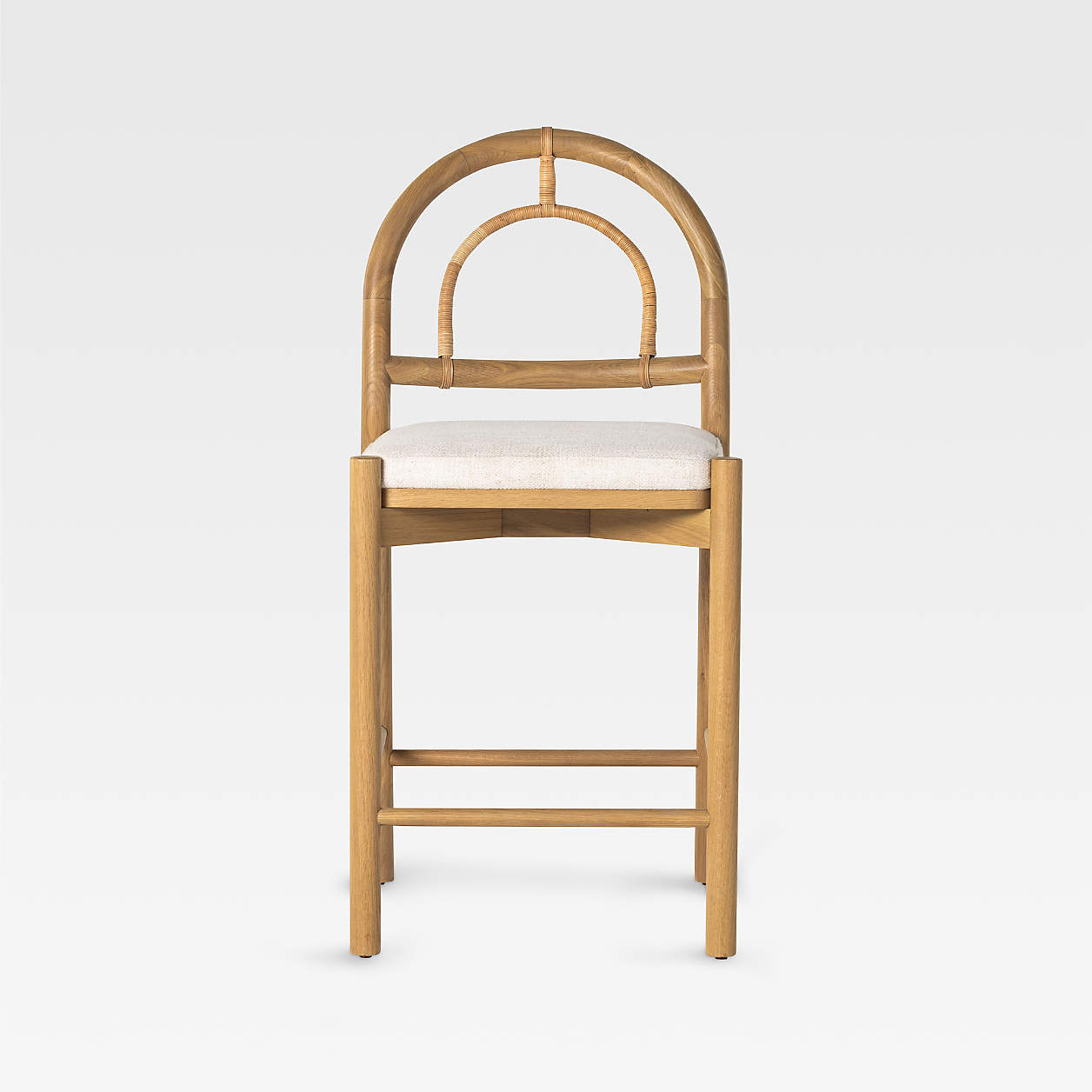 Feller Oak Wood Counter Stool Crate Barrel feller-oak-wood-counter-stool-crate-barrel