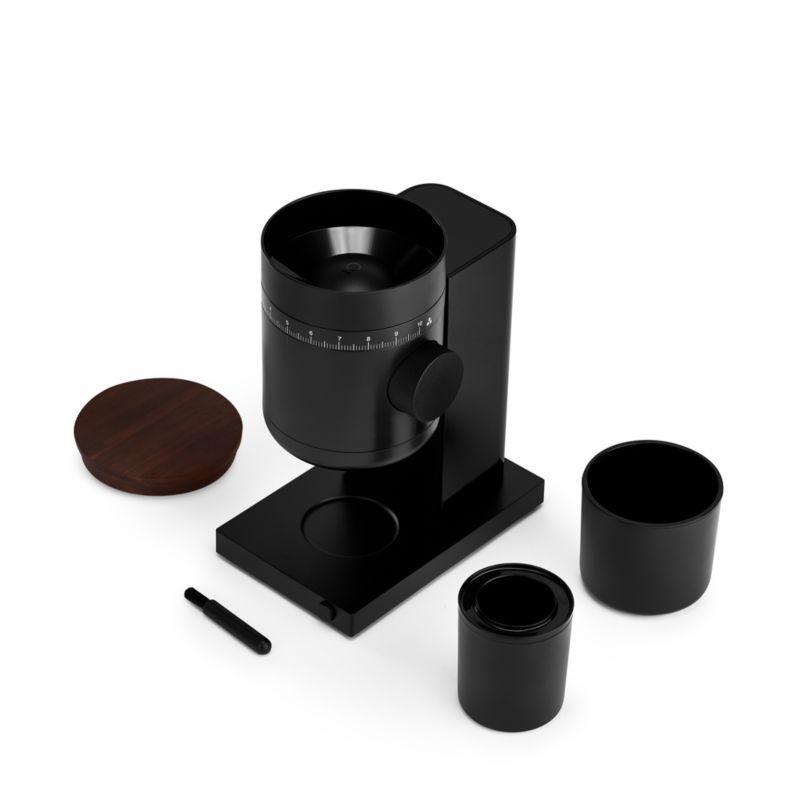 Fellow Opus Gen 2 Conical Burr Grinder in Matte Black with Walnut Accents - image 7 of 8