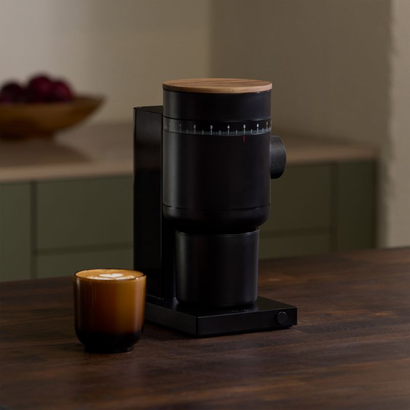 Fellow Opus Gen 2 Conical Burr Grinder in Matte Black with Walnut Accents - image 1 of 8
