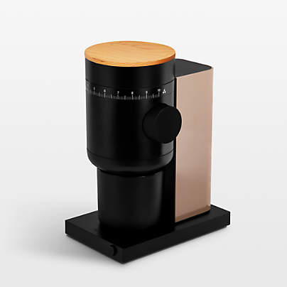 Fellow Opus 2 Conical Burr Grinder in Malted Chocolate with Maple Accents