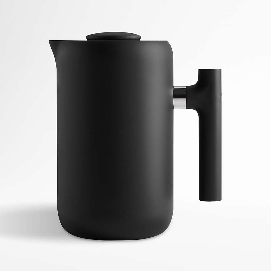 Fellow Clara Matte Black French Press + Reviews Crate & Barrel