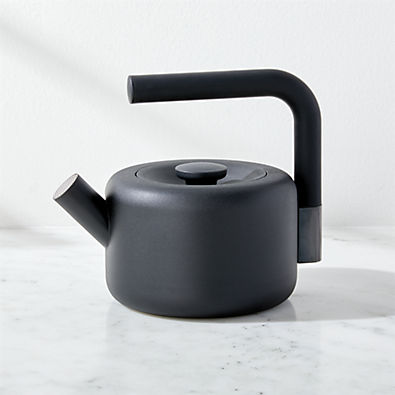 View Fellow Clyde Matte Black Stovetop Tea Kettle details