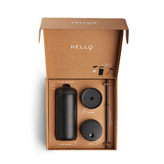 Fellow Carter Tumbler 3-in-1 Lid System in Matte Black