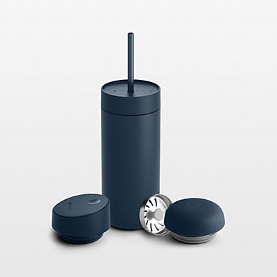 View Fellow Carter Tumbler 3-in-1 Lid System in Stone Blue details