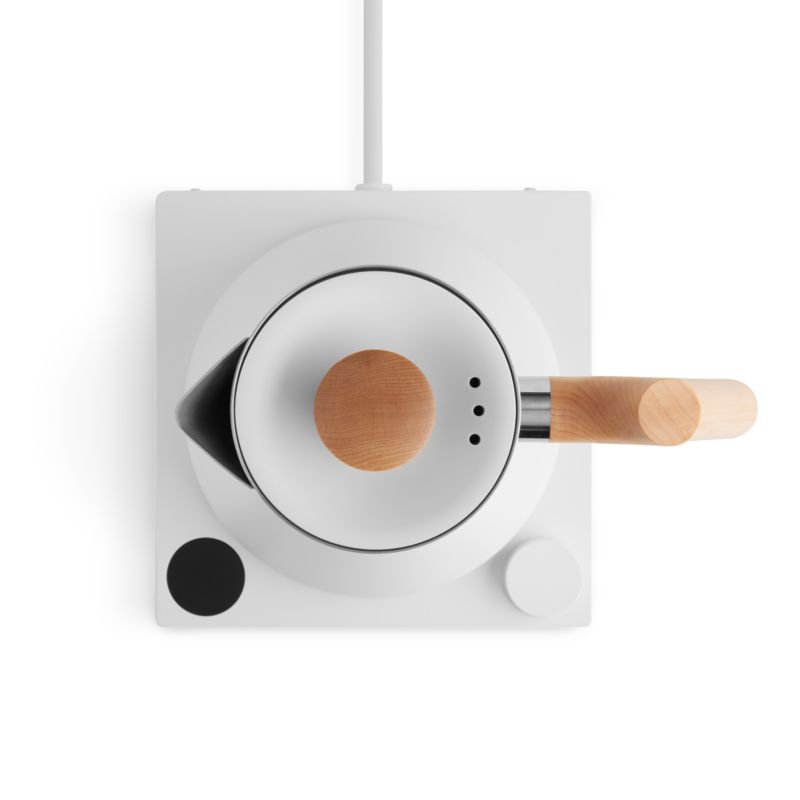 Fellow Corvo EKG Electric Tea Kettle in Matte White with Maple Accents - image 4 of 5