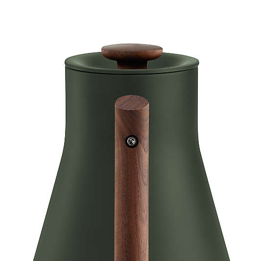 Fellow Corvo EKG Pro Electric Tea Kettle in Woodland with Walnut Accents
