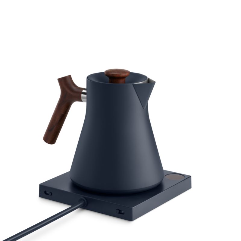 Fellow Corvo EKG Electric Tea Kettle in Stone Blue with Walnut Accents - image 8 of 9