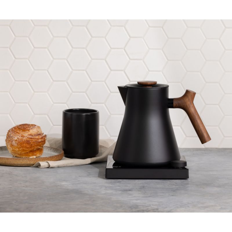 Fellow Corvo EKG Pro Studio Electric Tea Kettle Matte Black with Walnut Accents - image 1 of 7