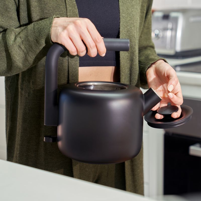 Fellow Clyde Electric Tea Kettle In Matte Black + Reviews | Crate & Barrel