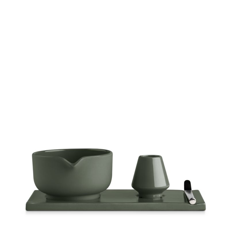 Fellow Matcha Woodland Bowl & Bamboo Whisk Set - image 2 of 6