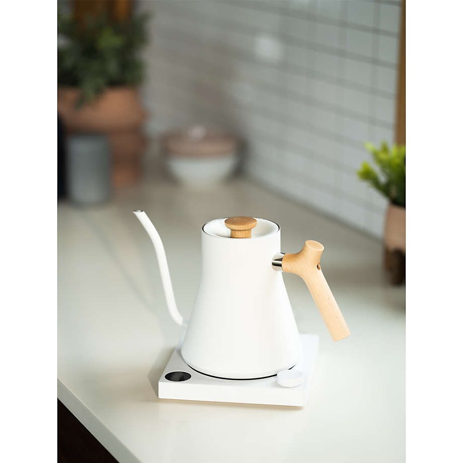 Fellow Stagg EKG Matte Grey Electric Pour-Over Tea Kettle with Maple Handle  + Reviews, Crate & Barrel Canada