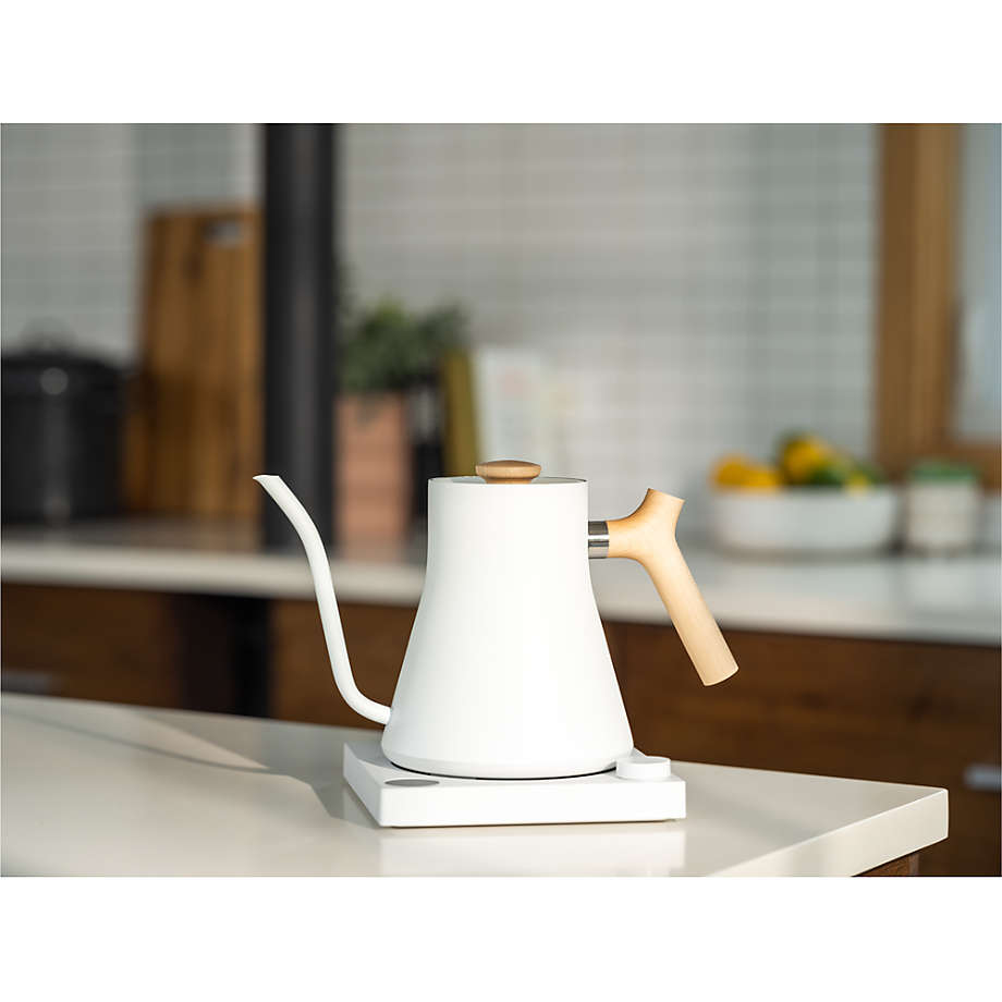 Fellow Stagg EKG Matte Grey Electric Pour-Over Tea Kettle with Maple Handle  + Reviews