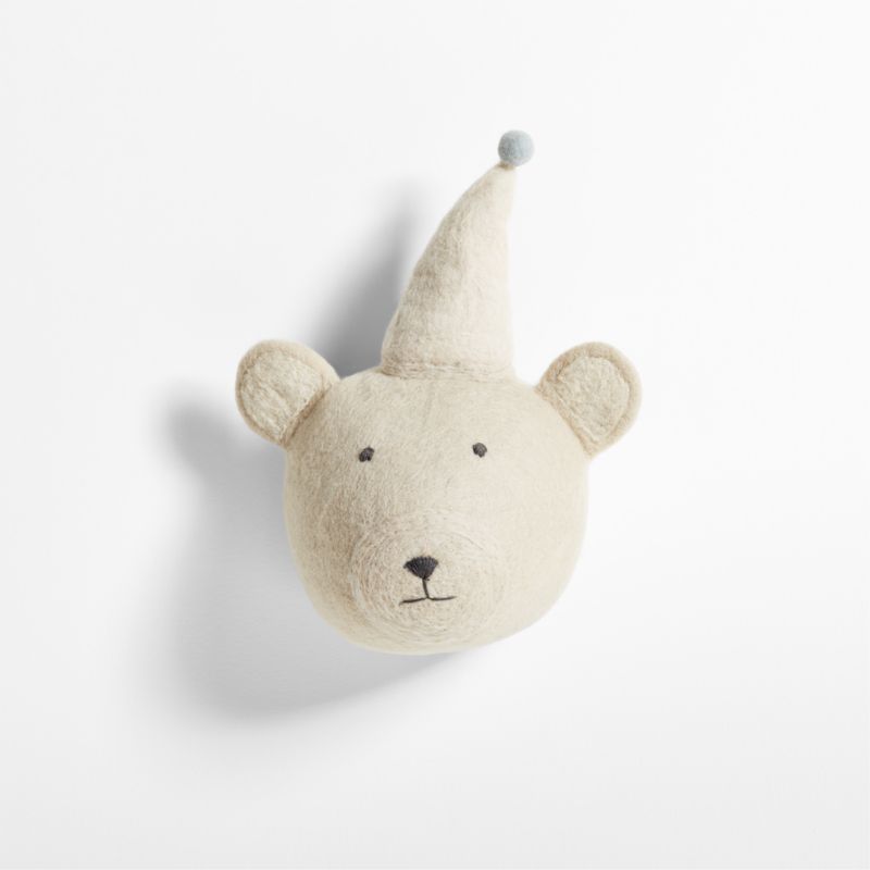 Felt Bear Animal Head Wall Decor + Reviews