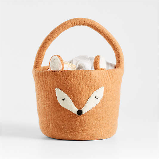 Felt Fox Easter Basket