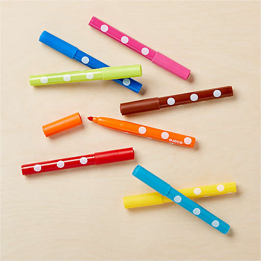 Djeco Felt Tip Markers, Set of 8