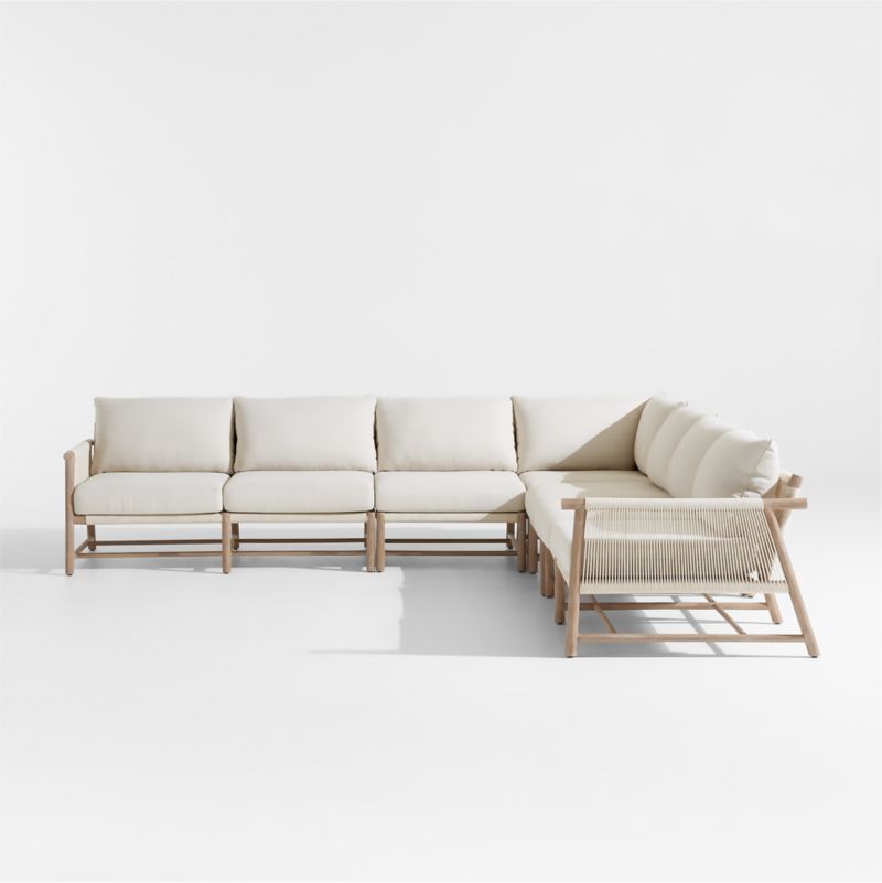 Fen 5-Piece L-Shaped Outdoor Sectional Sofa