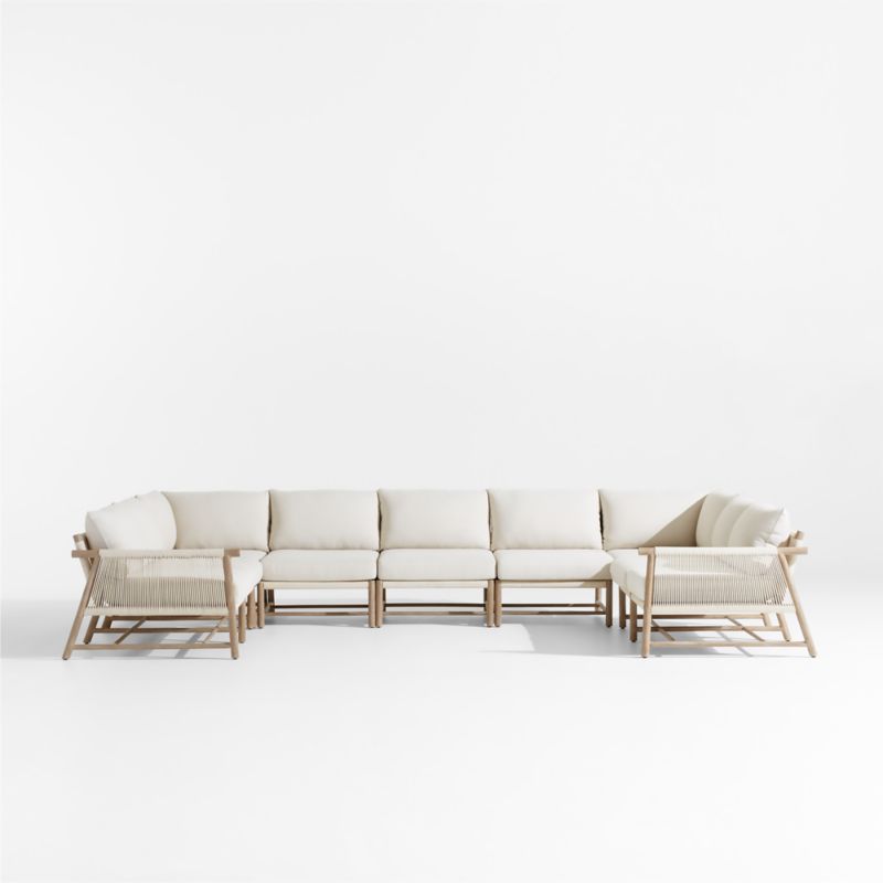 Fen 7-Piece U-Shaped Outdoor Sectional Sofa