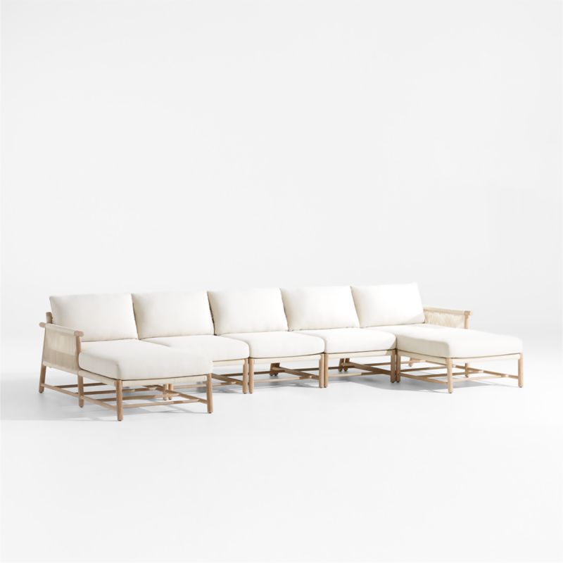 Fen Double Chaise Outdoor Sectional Sofa - image 6 of 10