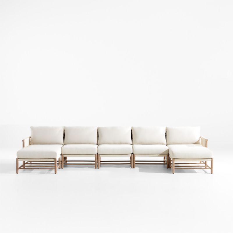 Fen Double Chaise Outdoor Sectional Sofa - image 0 of 10