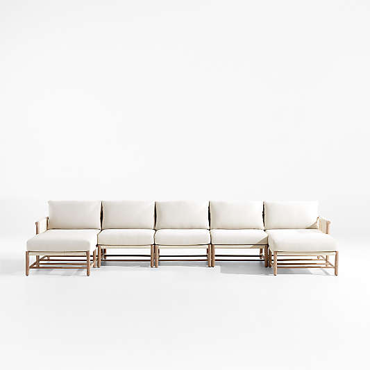 Fen Double Chaise Outdoor Sectional Sofa