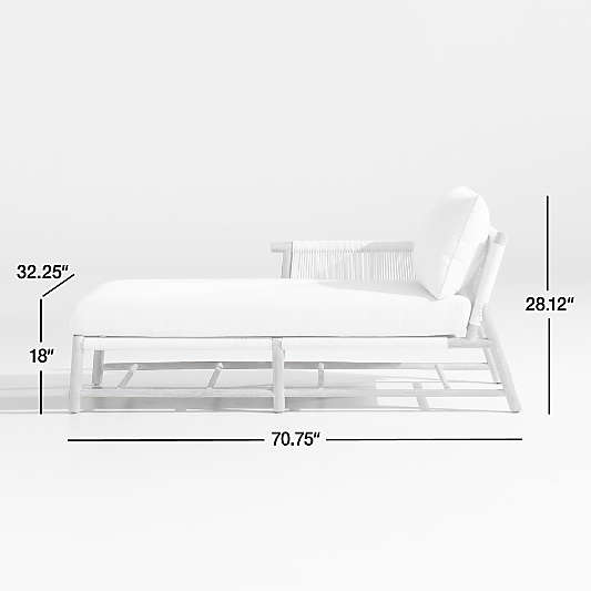 Fen Outdoor Left-Arm Chaise