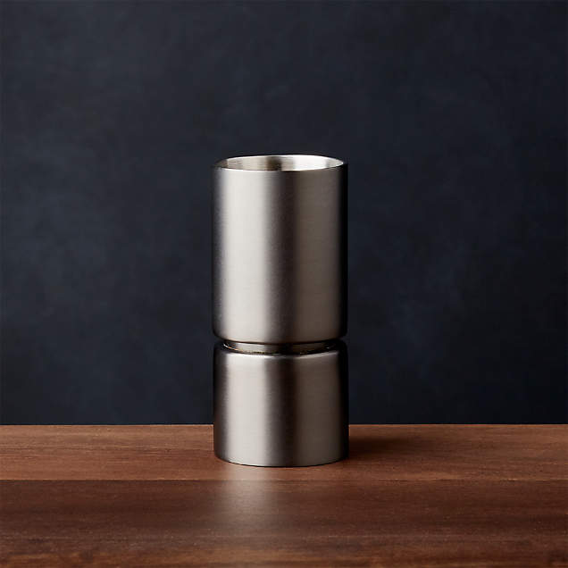 Graphite Shaker Fenton Graphite Cocktail Shaker | Crate & Barrel