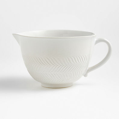 View Fern White Ceramic Batter Bowl details