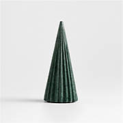 Fern Green Fluted Marble Holiday Tree Medium 8"