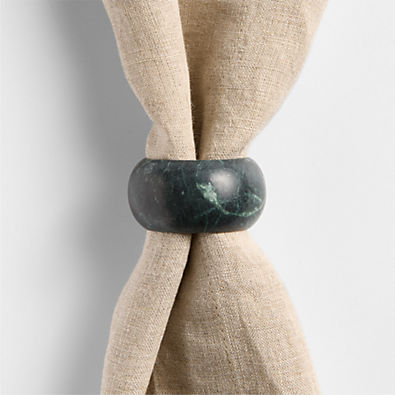 View Fern Green Marble Napkin Ring details