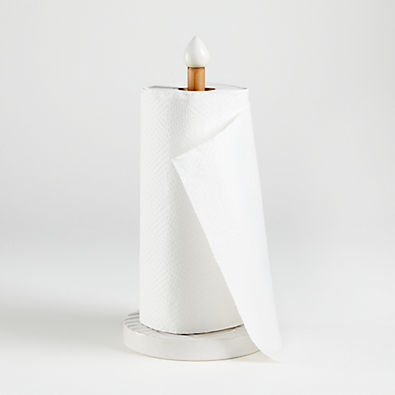 View Fern White Ceramic Paper Towel Holder details
