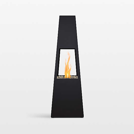 Ferro Metal Chiminea Fire Pit 70.5"