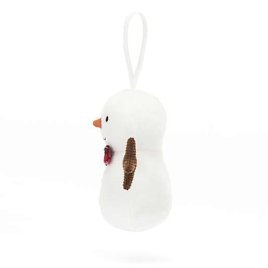 Jellycat ® Festive Folly Snowman Kids Christmas Ornament