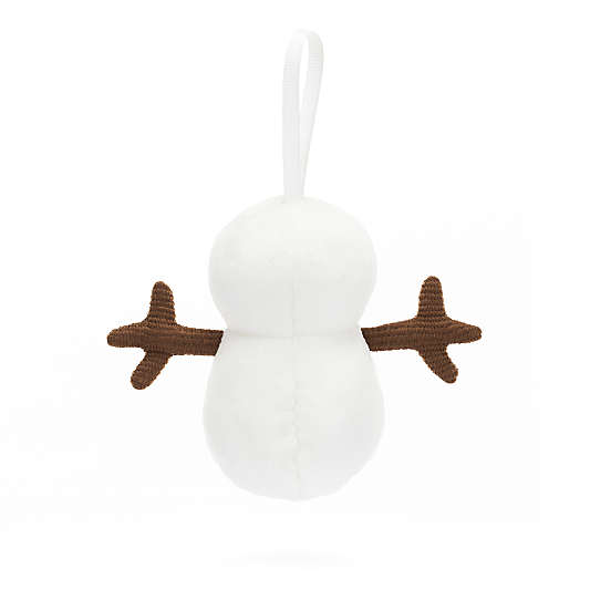 Jellycat ® Festive Folly Snowman Kids Christmas Ornament