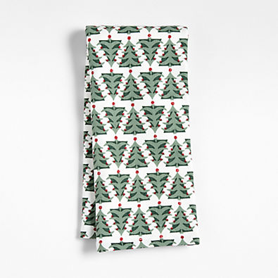 View Festive Christmas Tree Dish Towel details