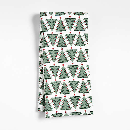 Festive Christmas Tree Dish Towel