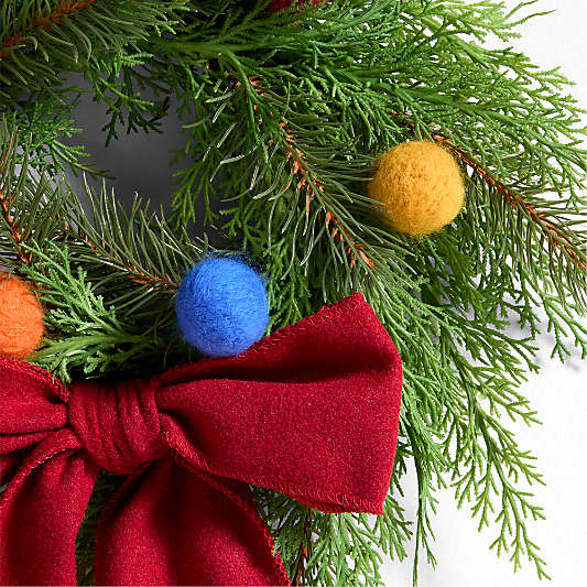 Festive Wee Kids Christmas Wreath